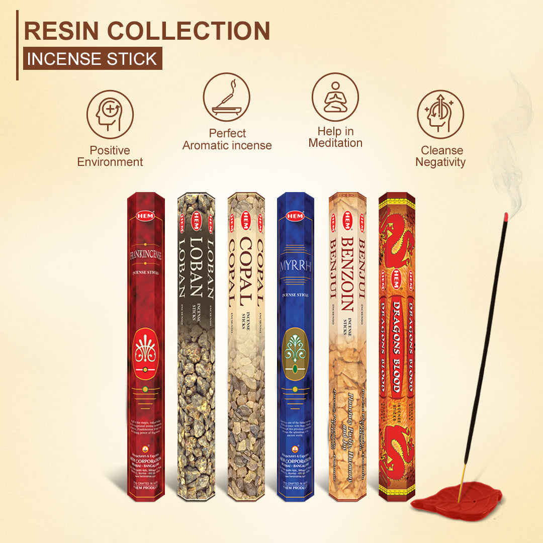 Resin collection Incense Sticks combo pack of